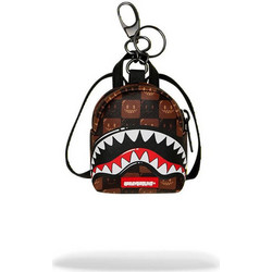 Sprayground Sharks In Paris Wtf Bubble Brown Check Backpack Keychain Μπρελόκ (K9304)