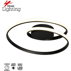 Se led 50 Lici Ceiling Black 38w 3cct 50x9cm Ip20 220v 2 Years Warranty α1