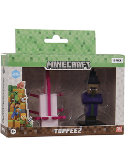 Minecraft - 3D Figure 2 pack - Axolotl & Witch