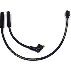 Taylor Μπουζοκαλώδια Μοτοσυκλέτας 8mm για Harley Davidson '80 - '98 FLT / Touring , '86 - '03 XL Sportster with electronic ignition σε μαύρο | Street Thunder Spark Plug Wire Set black
