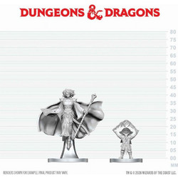 Dungeons & Dragons Nolzur's Mini - Gnome Warlock & Aasimar Wizard Unpainted Μινιατούρα