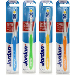 Jordan Total Clean Οδοντόβουρτσα Medium Οδοντόβουρτσα Λαχανί