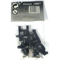 Carrera Spare Parts: Complete front wheel suspension incl. wheel brackets incl. Screws (left right) (370410933)