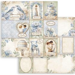 Stamperia Χαρτί Scrapbooking 30,5X30,5cm Διπλής Όψης Timeless 9 Cards
