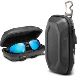 Σκληρή Θήκη Γυαλιών Ηλίου Spigen Lock Fit LF520 με Καραμπίνερ Black (ACS09444)