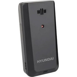 Hyundai 5956 Ασύρματος Μετεωρολογικός Σταθμός Ψηφιακός Επιτραπέζιος Μαύρος