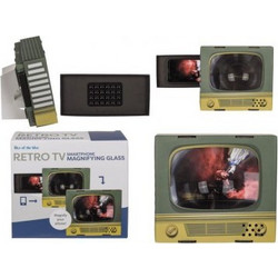ΦΑΚΟΣ ΜΕΓΕΘΥΝΤΙΚΟΣ ΓΙΑ SMARTPHONE (RETRO TV) 20 X 18CM ΣΕ ΚΟΥΤΙ ΔΩΡΟΥ BLUE GIFTS