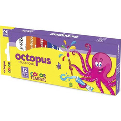 ΤΕΜΠΕΡΕΣ OCTOPUS UNL-1534 12τεμ 7,5ml assorted