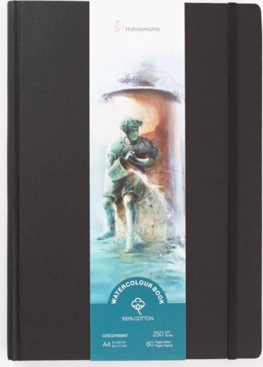 Hahnemuhle Σκληρόδετο Watercolour Book 100% Cotton A4 (21x29,7cm) Portait 250g Cold Pressed 30 φύλλων