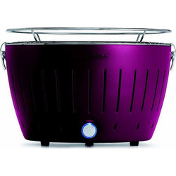 Lotusgrill G435 XL Plum Purple Ανοξείδωτη Ψησταριά Κάρβουνου Στρογγυλή Επιφάνειας 40.5cm