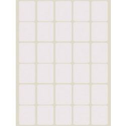Αυτοκόλλητες Ετικέτες Λευκές No07 19x24mm 40 Φύλλα 30 Ετικέτες Ανα Φύλλο