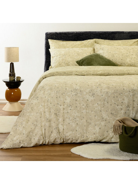 Melinen Σετ Σεντόνια Μονά με Λάστιχο 100x200+32 Casual Line Demi Beige