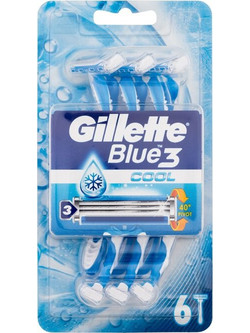 Gillette Blue 3 Cool Razors 6τμχ