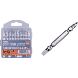 Ανταλλακτικές μύτες κατσαβιδιού διπλές μαγνητικές - PH2+SL6 - 10pcs - Finder - 192728