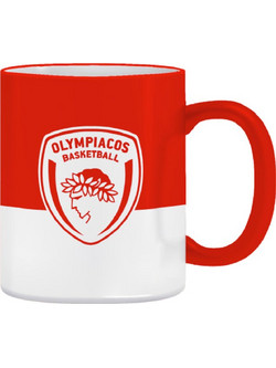 NAKAS GROUP COLLECTABLE MUG - OLYMPIACOS BASKETBALL 3 BZ.XP.RP.00738 Κόκκινο