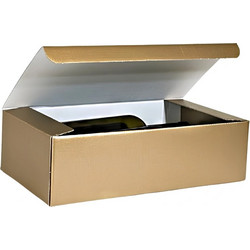 Χάρτινο Κουτί Unica 2 Φιαλών Seta Oro 34x18x9.5cm
