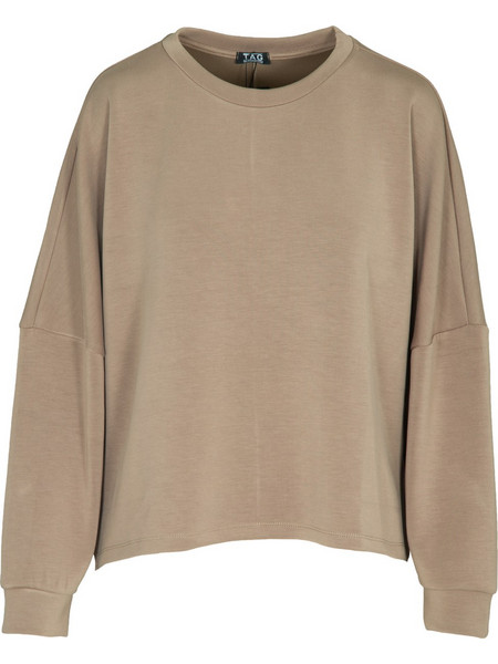 TAG W THIRASSIA L/S TOP - TWFW265141-WARM TAUPE