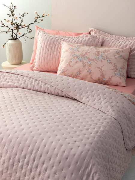 Palamaiki Κουβερλί King size 260x240 NICO/2 PINK Ροζ
