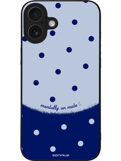 Sonique Delulu Polka Era Series Θήκη Blue Mentally (iPhone 16 Plus)