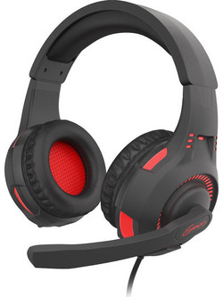 Genesis Radon 210 Gaming Headset On Ear Black Red