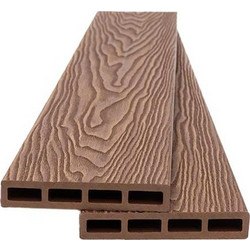 NewPlan WPC ΠΕΡΙΦΡΑΞΗΣ ΝΕΑΣ ΓΕΝΙΑΣ 21/120mm TEAK 90155 Τιμή/m