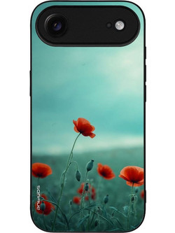 Sonique Sunset in Eden Series Back Cover Scarlet Poppy (iPhone 17 Air)