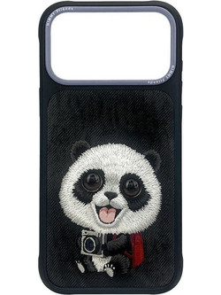Nimmy Big Eyed Giant Panda Back Cover Black (iPhone 18 Pro Max / 17 Pro Max)