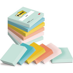 Αυτοκόλλητα Χαρτάκια 3M Post-it 76 x 76 mm (BeachSide Color) (100 Φύλλα,6άδα) (654-6-ΒΕΑ) (MMM6546BEA)