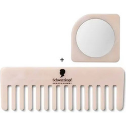Schwarzkopf Professional Beauty Set Comb & Mirror - Σετ Χτένα & Καθρέφτης