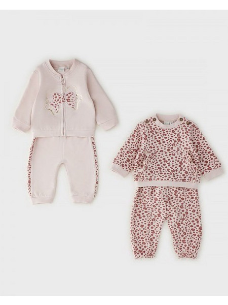 IDO TWO PIECES JOGGING SUIT - 4.H110/00 - ΚΟΡΙΤΣΙ - PINK-PINK