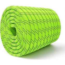 Σχοινί VEVOR Double Braided Polyester 19,1 mm x 67 m Arborist Rigging Rope, για Εργασίες Δέντρων, Βαρέως Τύπου 26 Κλώνων, Υψηλή Αντοχή Σπασίματος 8800 kg, Εξωτερική Αναρρίχηση, Ρυμούλκηση, Κούνια, Τρά