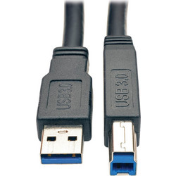 Eaton Καλώδιο USB 3.0 SuperSpeed Active Repeater (USB-A αρσ. σε USB-B αρσ.) Μαύρο 7,62 m