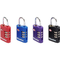 MASTER LOCK Σετ 2 TSA συνδυαστικά λουκέτα, Τυχαίο/Ανάμεικτο Χρώμα