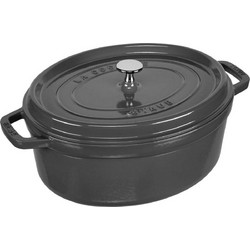 Staub Cocotte Round Grey Μαντεμένια Κατσαρόλα 31cm 5.5lt