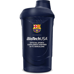 FC Barcelona Wave Shaker Black 600ml (BiotechUSA) Blue