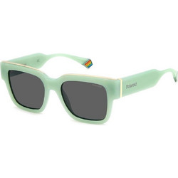 Polaroid Eyewear PLD6198/S/X 1EDM9 Γυαλιά Ηλίου Τετράγωνα Κοκάλινα Πράσινα με Μαύρο Polarized Φακό