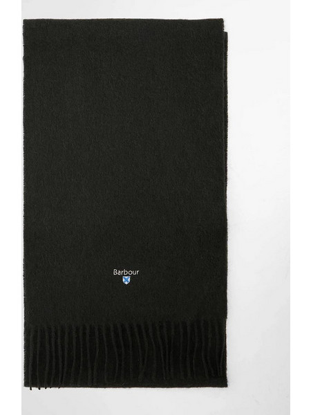 BARBOUR BARBOUR PLAIN LAMBSWOOL SCARF USC0008-BRGN89 DarkGreen