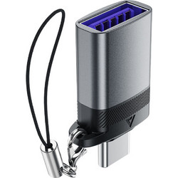 Αντάπτορας Acefast J7 USB-A - USB-C - Γκρι Γκρι