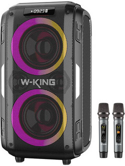 W-KING T9 Pro Σύστημα Καραόκε με Ασύρματο Μικρόφωνο Μαύρο