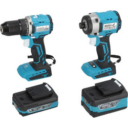 Σετ Εργαλείων Cordless tool set DED7143+DED7144 1*2.0Ah 1*4.0Ah SAS+