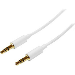 Καλώδιο Ήχου Jack (3,5 mm) Startech MU2MMMSWH (2 m) Λευκό