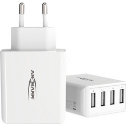 Ansmann HC430 Φορτιστής Χωρίς Καλώδιο με 4 Θύρες USB-A 30W White