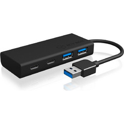 RaidSonic Icy Box IB-HUB1426-U3 USB Hub 3.0 USB-A με 4 Θύρες USB-A / USB-C