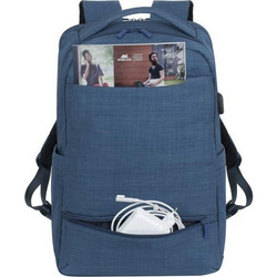 Rivacase Biscayne Backpack Laptop 17.3" Blue