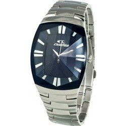 Chronotech Ανδρικό Ρολόι με Ασημί Μεταλλικό Μπρασελέ CT7065M-03M
