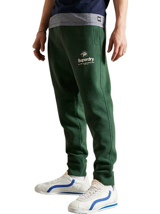 Superdry Ανδρικό Παντελόνι Φόρμας με Λάστιχο Πράσινο M7010655A-DFP