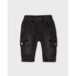 IDO LONG DENIM TROUSERS - 4.H068/00 - ΑΓΟΡΙ - DARK GREY