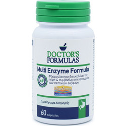 Doctor's Formulas Multi Enzyme Formula Φυτικές Ίνες 60 Κάψουλες