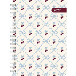 2027 Ημερολόγιο Ημερήσιο Σπιράλ 17x25 Sweet Cherries
