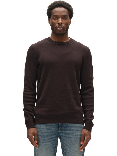 Gabba Adriel O-Neck Lume Ανδρική Πλεκτή Μπλούζα Καφέ 12129-9005